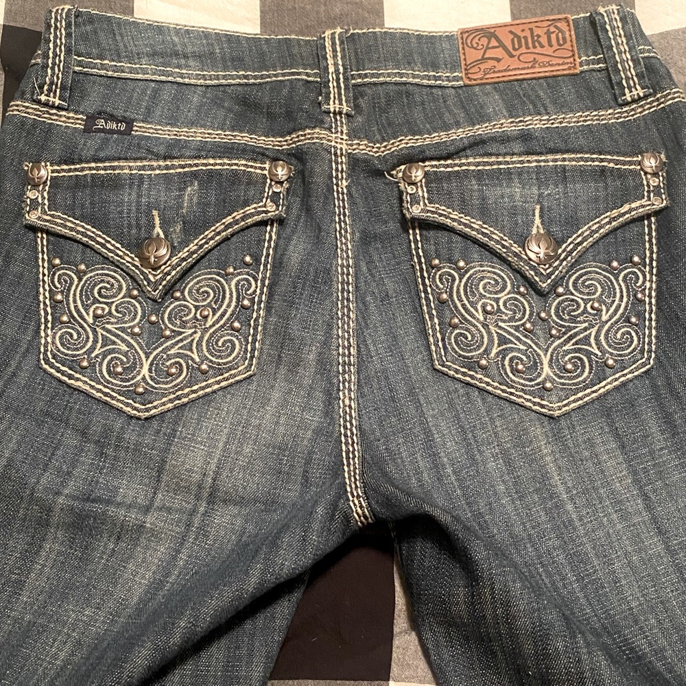 Adiktd bootcut western jeans - size 29x33
